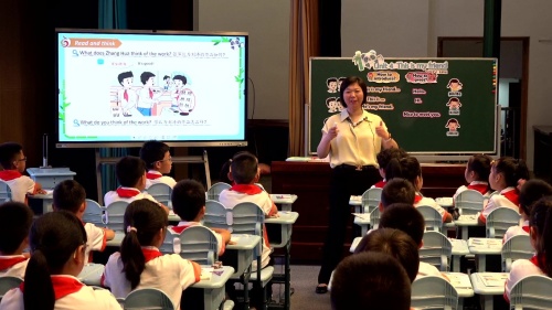 U4-W&A 小学英语三年级上册公开课视频