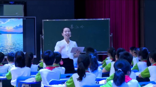 《古诗三首》部编版四上语文2024年秋古诗文拓展阅读现场比赛一等奖视频