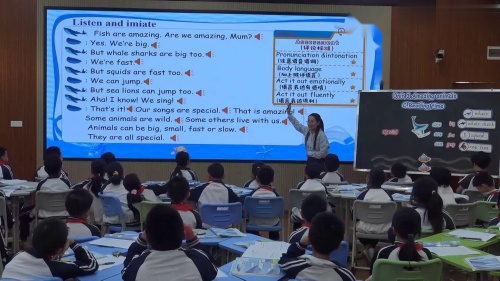 《Unit 3 Amazing animals A talk & learn》新人教三上英语2025研讨课视频