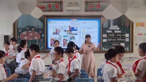 《Unit4 Eating out 》朗文版四上英语展示课视频