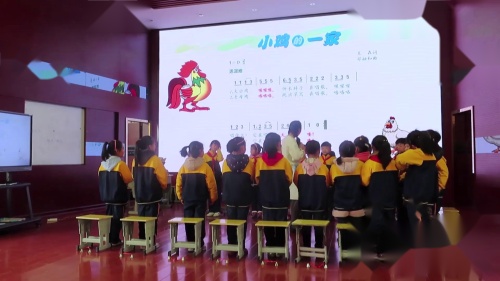 《行花街》2024人教版一上音乐新课标教学展示课视频