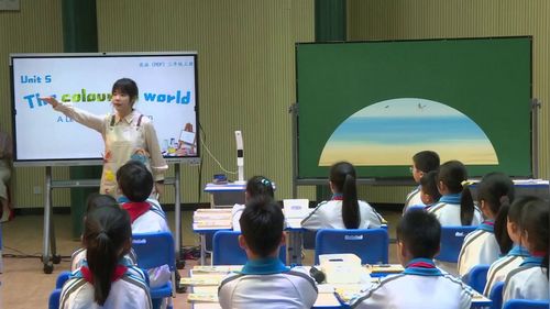 《Unit 5 The colourful world A Let’s spell》新人教三上英语单元整体教学展示课视频