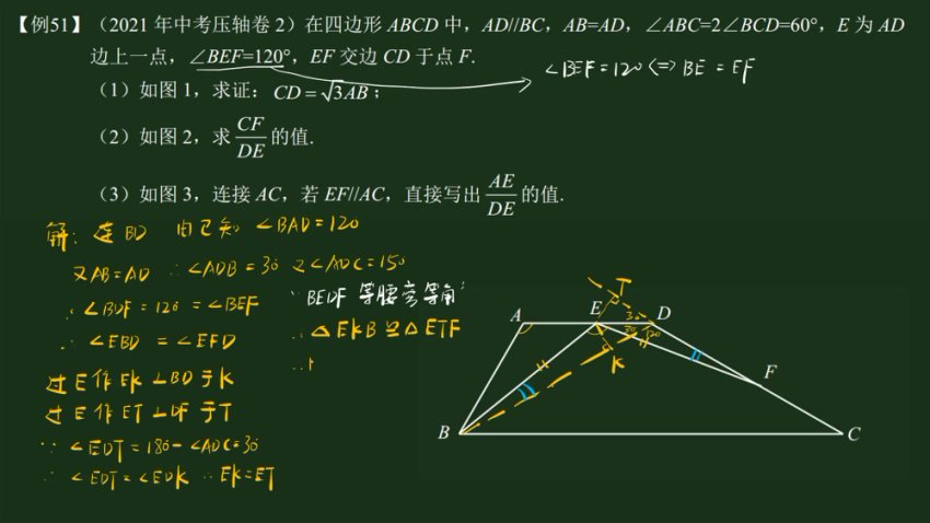王若钊初中数学相似专题精讲视频课程