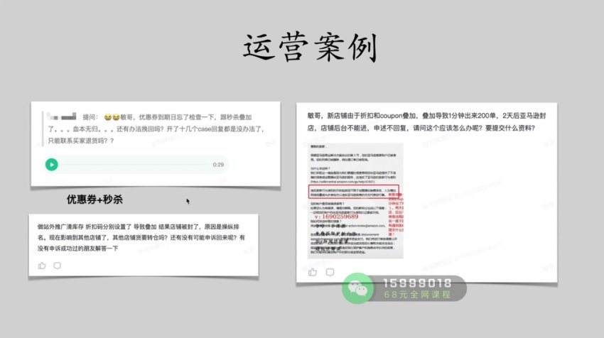 2025亚马逊运营实战课：124节从入门到精通