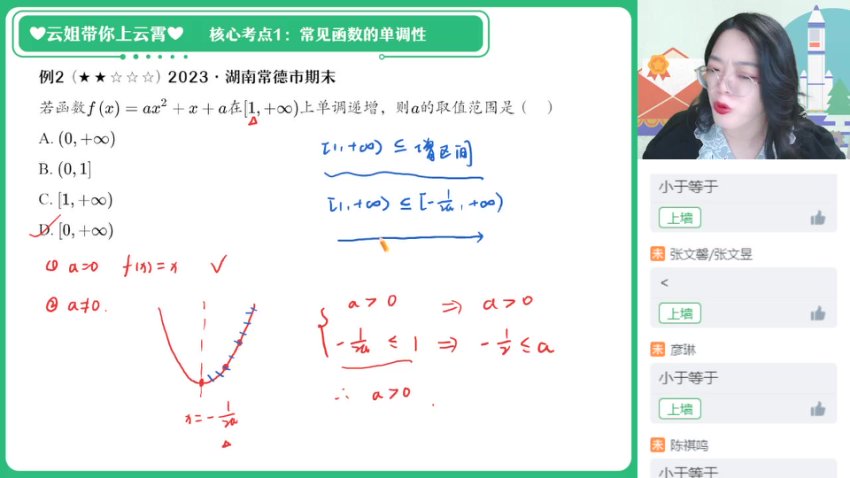 谭梦云高一数学尖端班：函数与三角函数专题突破