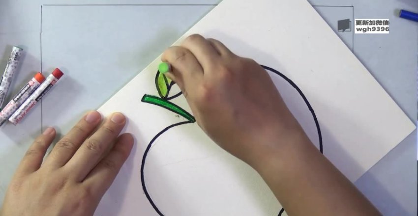 7天学会亮彩蜡笔儿童画教程（零基础入门）